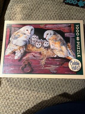 Cobb Hill by New Balance Barn Owl Family Puzzle - White & Brown & Tan